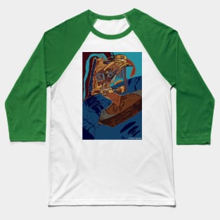 Man On Boat Baseball T-Shirt